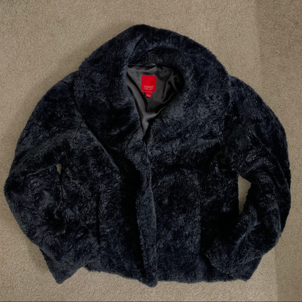 Vintage Esprit Faux Fur Jacket
